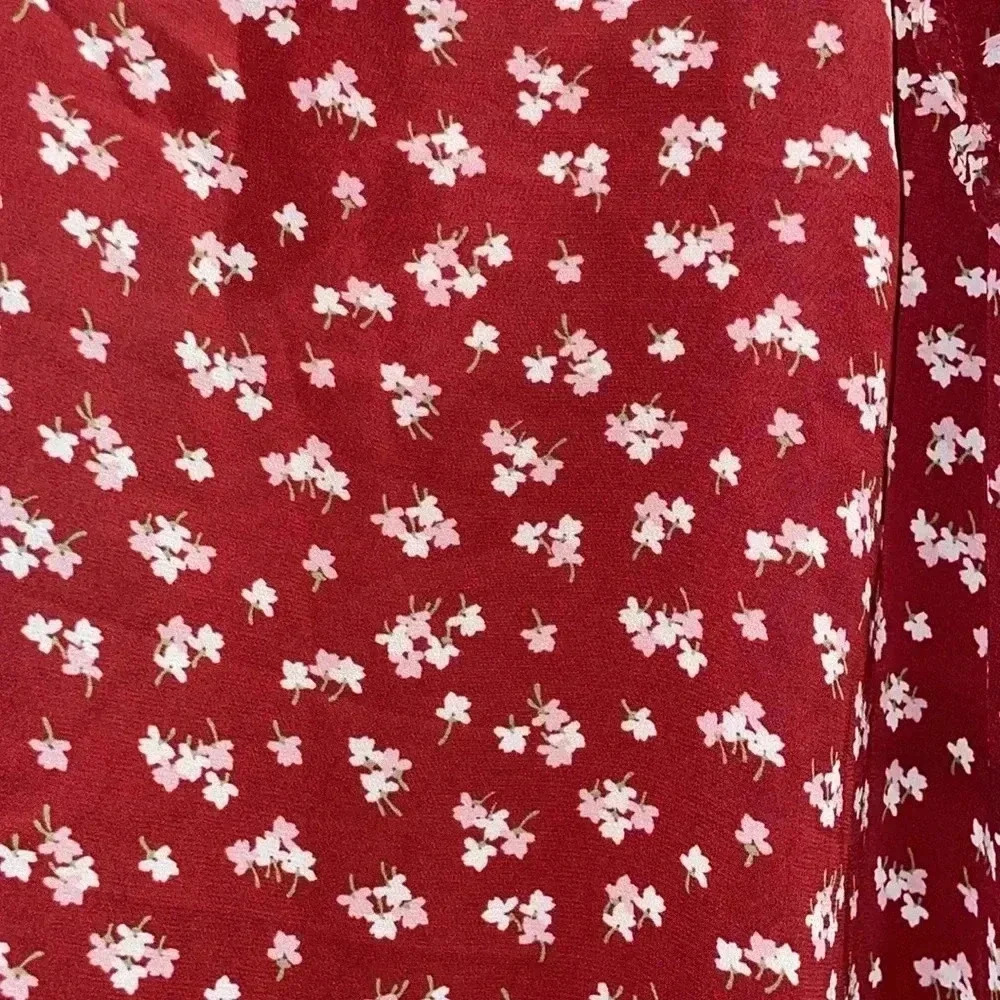 Ann Taylor Burgundy Blouse- Medium - Picture 3 of 8